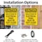 Signmission OSHA Regulations Area In Front Electrical Panel Must Be Kept Clear For 36 Inches, 10 in W x OS-2PACK-CS-A-1014-L-19216 - alternate 6